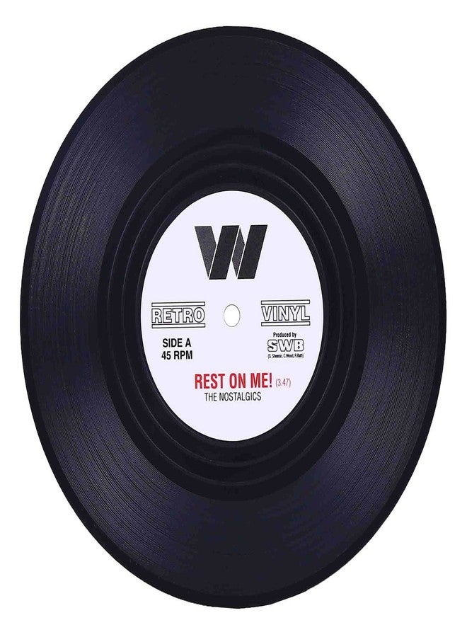 Ankzon Coasters for Drinks with Gift Box - Set of 6 Colorful Retro Vinyl Record Disk Coasters with Funny Labels-Prevent Furniture from Dirty and Scratched-4.2 Inch - Image 2